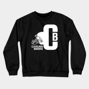 CB Cleveland Browns 3 Crewneck Sweatshirt